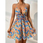 Women's Bohemian Floral Slip Dress